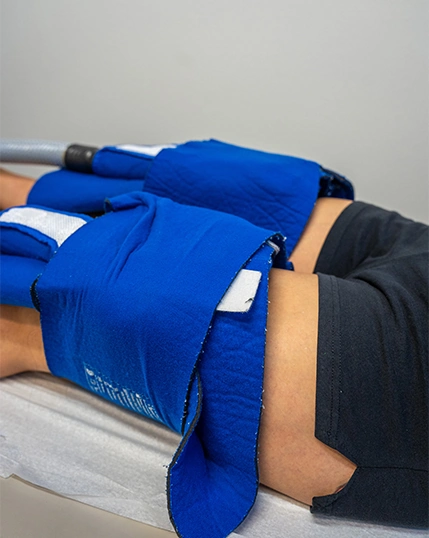 cooltone treatment on legs