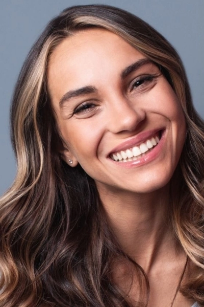 beautiful woman smiling